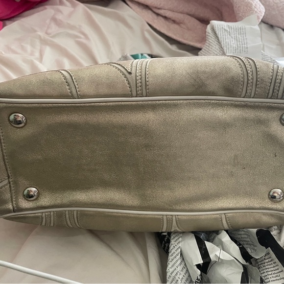 Coach Gold Rhinestone Tote - Picture 4 of 8